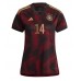 Tyskland Jamal Musiala #14 Replika Borta matchkläder Dam VM 2022 Korta ärmar